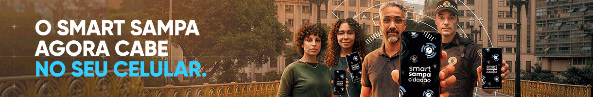 O SMART SAMPA agora cabe no seu celular. Seu celular identifica placas de veículos roubados, furtados ou adulterados avisa a polícia. Clique e baixe o app